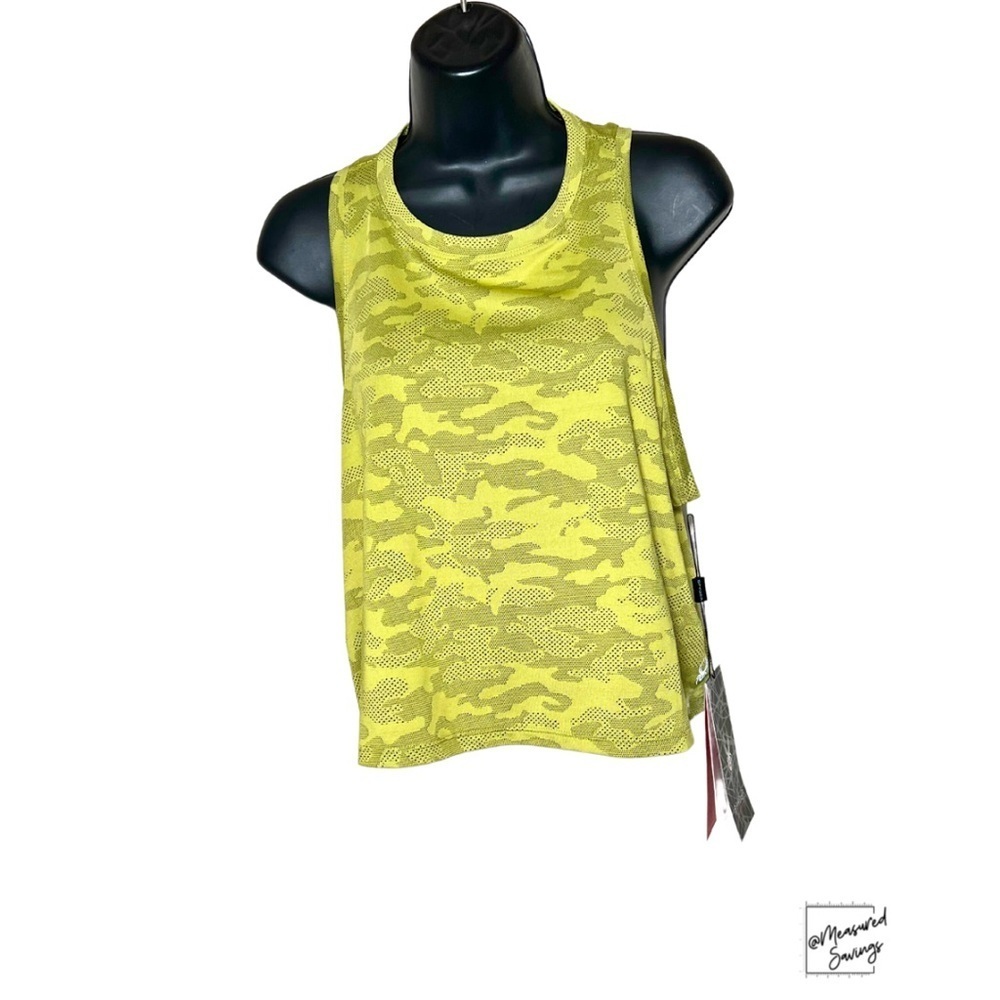 Large NWT - Spyder Active Workout Tank Green Camo print